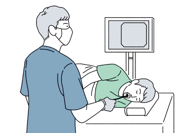 鎮静剤(麻酔)使用で、できる限り苦痛の少ない検査